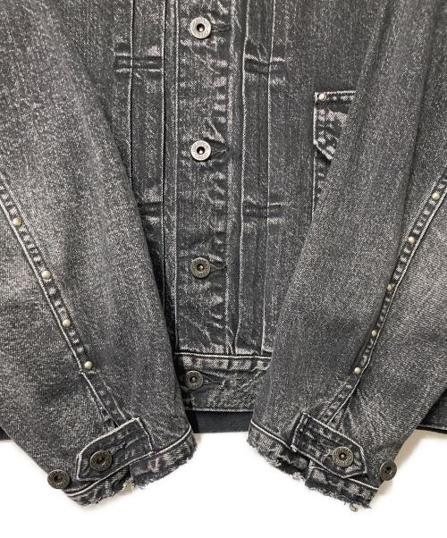 Spick and Span（スピック＆スパン）Spick and Span (スピック＆スパン) 51/2 1ST-LINE STUDS DENIM ジャケット ブラック サイズ:Freeの古着・服飾アイテム