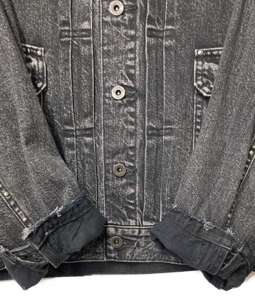 Spick and Span（スピック＆スパン）Spick and Span (スピック＆スパン) 51/2 1ST-LINE STUDS DENIM ジャケット ブラック サイズ:Freeの古着・服飾アイテム