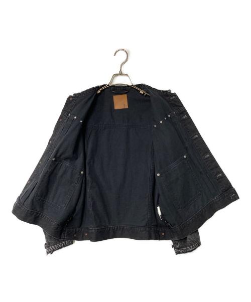Spick and Span（スピック＆スパン）Spick and Span (スピック＆スパン) 51/2 1ST-LINE STUDS DENIM ジャケット ブラック サイズ:Freeの古着・服飾アイテム