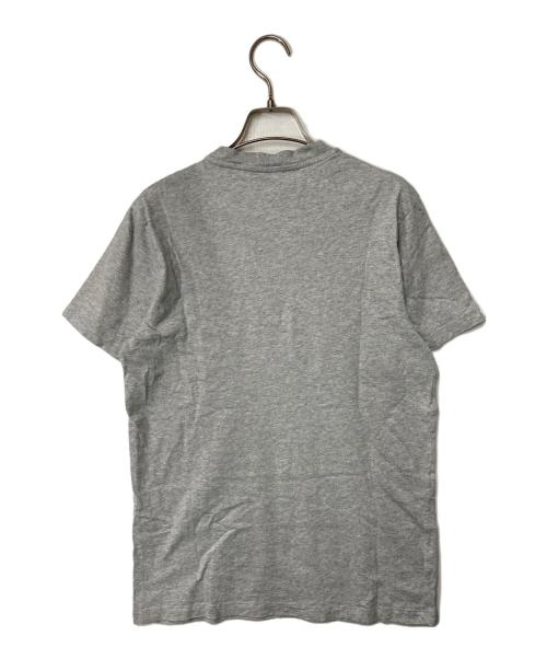maison kitsune（メゾンキツネ）MAISON KITSUNE (メゾンキツネ) 刺繍Tシャツ グレー サイズ:XSの古着・服飾アイテム