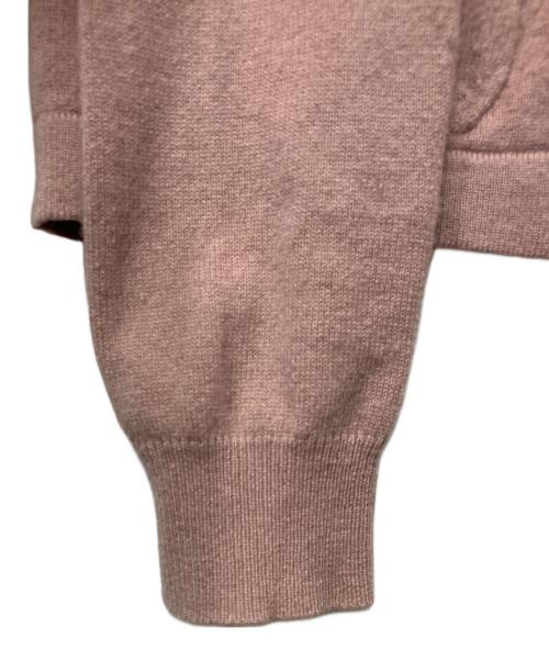 PRADA（プラダ）PRADA (プラダ) カシミヤニットカーディガン ピンク サイズ:40の古着・服飾アイテム