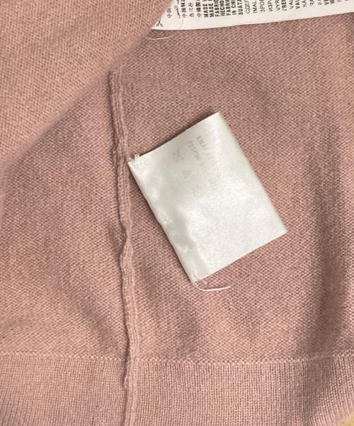 PRADA（プラダ）PRADA (プラダ) カシミヤニットカーディガン ピンク サイズ:40の古着・服飾アイテム