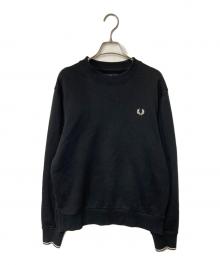FRED PERRY（フレッドペリー）の古着「クルーネックスウェット」｜ブラック