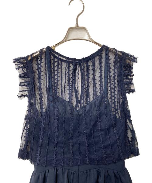 Kaene（カエン）kaene (カエン) キャミソールワンピース ネイビー サイズ:Freeの古着・服飾アイテム