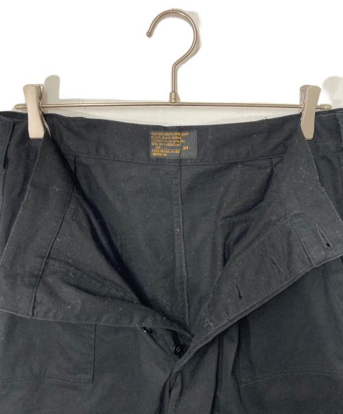 waiper（ワイパー）WAIPER (ワイパー) コットンサテン ユーティリティ トラウザーズ ブラック サイズ:32の古着・服飾アイテム