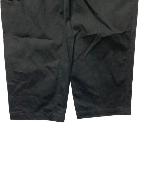 waiper（ワイパー）WAIPER (ワイパー) コットンサテン ユーティリティ トラウザーズ ブラック サイズ:32の古着・服飾アイテム