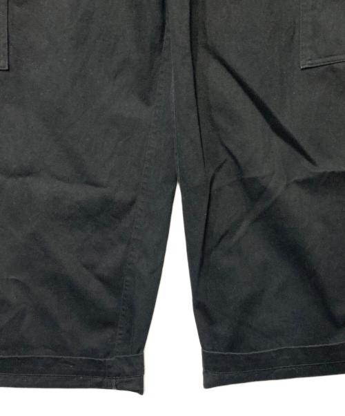 waiper（ワイパー）WAIPER (ワイパー) コットンサテン ユーティリティ トラウザーズ ブラック サイズ:32の古着・服飾アイテム