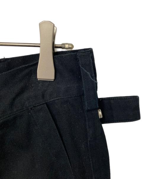 waiper（ワイパー）WAIPER (ワイパー) コットンサテン ユーティリティ トラウザーズ ブラック サイズ:32の古着・服飾アイテム