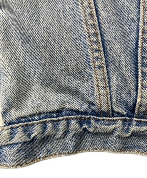 LEVI'S（リーバイス）LEVI'S (リーバイス) 襟レザー デニムジャケット インディゴ サイズ:XLの古着・服飾アイテム