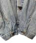 中古・古着 LEVI'S (リーバイス) 襟レザー デニムジャケット インディゴ サイズ:XL：10000円