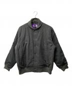 THE NORTHFACE PURPLELABELザ・ノースフェイス パープルレーベル）の古着「Herringbone Tweed Varsity Jacket」｜グレー