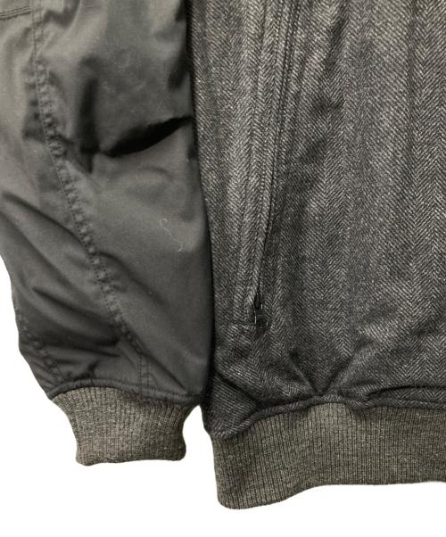 THE NORTHFACE PURPLELABEL（ザ・ノースフェイス パープルレーベル）THE NORTHFACE PURPLELABEL (ザ・ノースフェイス パープルレーベル) Herringbone Tweed Varsity Jacket グレー サイズ:Mの古着・服飾アイテム
