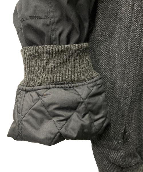 THE NORTHFACE PURPLELABEL（ザ・ノースフェイス パープルレーベル）THE NORTHFACE PURPLELABEL (ザ・ノースフェイス パープルレーベル) Herringbone Tweed Varsity Jacket グレー サイズ:Mの古着・服飾アイテム