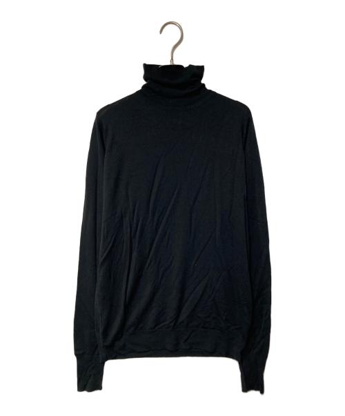 JOHN SMEDLEY（ジョンスメドレー）JOHN SMEDLEY (ジョンスメドレー) ハイネックニット ブラック サイズ:-の古着・服飾アイテム