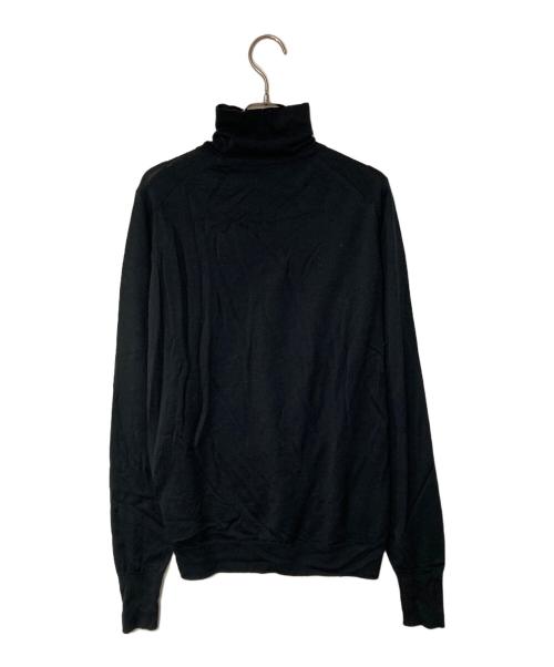 JOHN SMEDLEY（ジョンスメドレー）JOHN SMEDLEY (ジョンスメドレー) ハイネックニット ブラック サイズ:-の古着・服飾アイテム