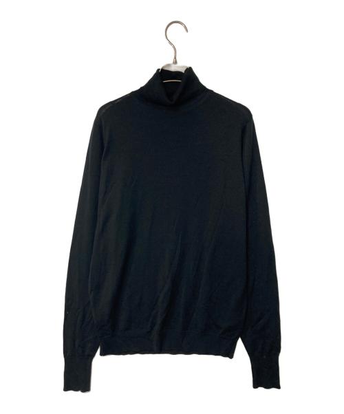 JOHN SMEDLEY（ジョンスメドレー）JOHN SMEDLEY (ジョンスメドレー) ハイネックニット ブラック サイズ:Ｍの古着・服飾アイテム