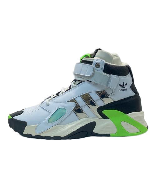 adidas（アディダス）adidas (アディダス) SANKUANZ (サンクアンズ) STREETBALL FORUM ホワイト×ブラック サイズ:US9.5/UK9/FR431/3 /JP27.5/CHN265 未使用品の古着・服飾アイテム