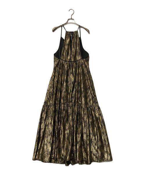 CITYSHOP（シティショップ）CITYSHOP (シティショップ) GOLD LAME DRESS ゴールド サイズ:Freeの古着・服飾アイテム