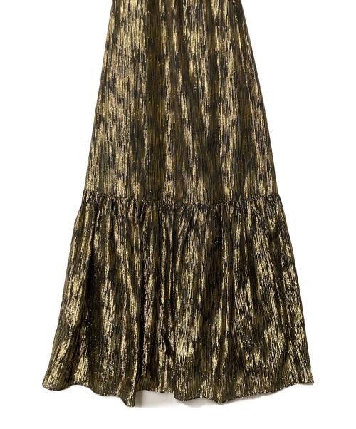CITYSHOP（シティショップ）CITYSHOP (シティショップ) GOLD LAME DRESS ゴールド サイズ:Freeの古着・服飾アイテム