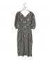 ne quittez pas (ヌキテパ) Kanako Sato (カナコ サトウ) Poplin Foil Print Dress ブラック×ホワイト サイズ:S：22000円