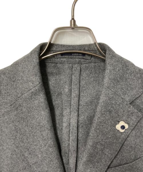 LARDINI（ラルディーニ）LARDINI (ラルディーニ) カシミヤウール段返りBジャケット グレー サイズ:48の古着・服飾アイテム