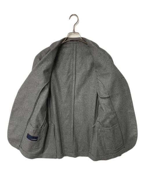 LARDINI（ラルディーニ）LARDINI (ラルディーニ) カシミヤウール段返りBジャケット グレー サイズ:48の古着・服飾アイテム