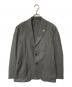 LARDINI（ラルディーニ）の古着「カシミヤウール段返りBジャケット」｜グレー