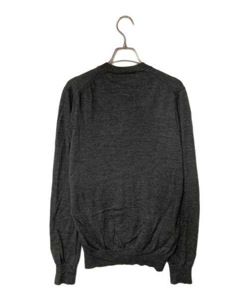 COMME des GARCONS HOMME PLUS（コムデギャルソンオムプリュス）COMME des GARCONS HOMME PLUS (コムデギャルソンオムプリュス) ウールニットカーディガン グレー サイズ:Ｍの古着・服飾アイテム