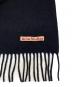 ACNE STUDIOS (アクネ ストゥディオズ) ウールマフラー ブラック：8000円