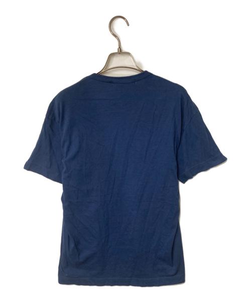 COMME des GARCONS SHIRT（コムデギャルソンシャツ）COMME des GARCONS SHIRT (コムデギャルソンシャツ) メッシュ切替Ｔシャツ ホワイト×ネイビー サイズ:Sの古着・服飾アイテム