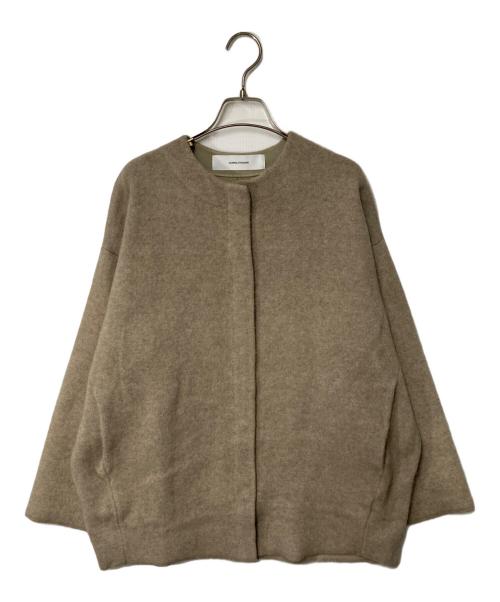 JOURNAL STANDARD（ジャーナルスタンダード）JOURNAL STANDARD (ジャーナルスタンダード) ダブルフェイスコクーンカーディガン ベージュ サイズ:SIZE Freeの古着・服飾アイテム