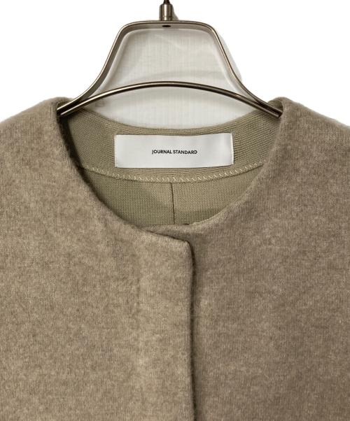 JOURNAL STANDARD（ジャーナルスタンダード）JOURNAL STANDARD (ジャーナルスタンダード) ダブルフェイスコクーンカーディガン ベージュ サイズ:SIZE Freeの古着・服飾アイテム