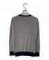 JOHN SMEDLEY (ジョンスメドレー) ボーダーニットカーディガン ネイビー×ホワイト サイズ:S：7000円
