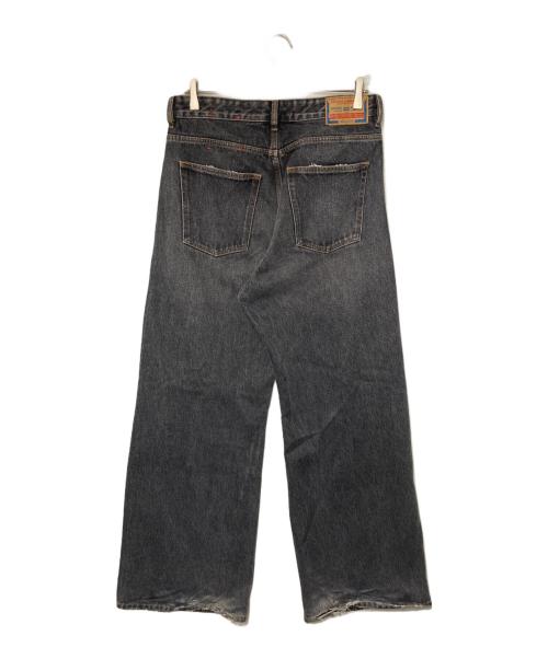 DIESEL（ディーゼル）DIESEL (ディーゼル) RELAXED JEANS D-RISE ブラック サイズ:28 実寸参照の古着・服飾アイテム