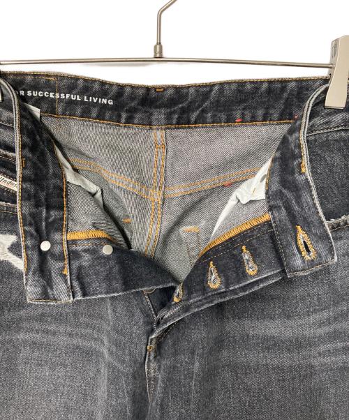 DIESEL（ディーゼル）DIESEL (ディーゼル) RELAXED JEANS D-RISE ブラック サイズ:28 実寸参照の古着・服飾アイテム