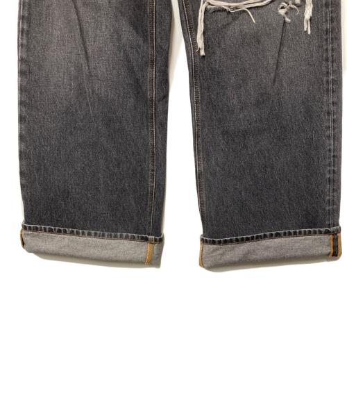 DIESEL（ディーゼル）DIESEL (ディーゼル) RELAXED JEANS D-RISE ブラック サイズ:28 実寸参照の古着・服飾アイテム