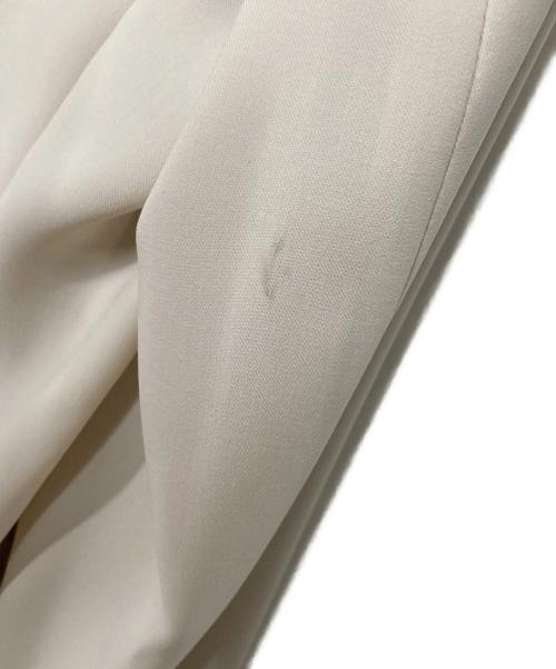BALLSEY（ボールジィ）BALLSEY (ボールジィ) コンフォートストレッチツイル ノーカラージャケット ホワイト サイズ:SIZE 36の古着・服飾アイテム