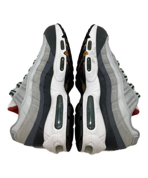 NIKE（ナイキ）NIKE (ナイキ) AIR MAX 95 PURE PLATINUM/GORGE GREEN グレー×グリーン サイズ:US8.5/UK7.5/EUR42/CM26.5/BR40/CN265の古着・服飾アイテム