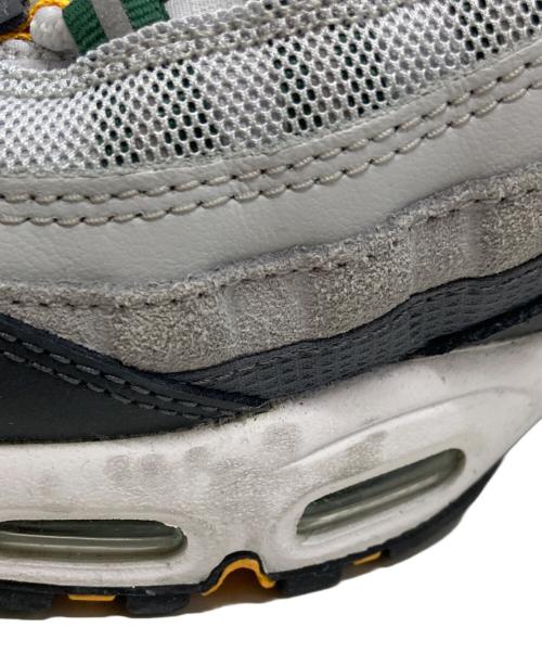 NIKE（ナイキ）NIKE (ナイキ) AIR MAX 95 PURE PLATINUM/GORGE GREEN グレー×グリーン サイズ:US8.5/UK7.5/EUR42/CM26.5/BR40/CN265の古着・服飾アイテム