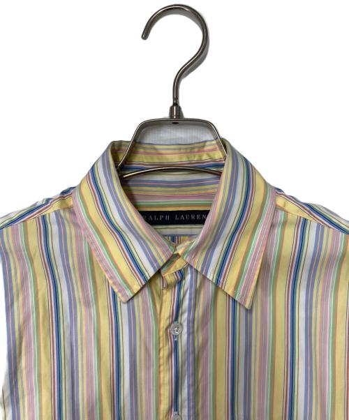 RALPH LAUREN（ラルフローレン）RALPH LAUREN (ラルフローレン) ストライプシャツ イエロー サイズ:SIZE7の古着・服飾アイテム