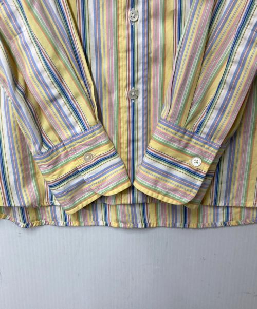 RALPH LAUREN（ラルフローレン）RALPH LAUREN (ラルフローレン) ストライプシャツ イエロー サイズ:SIZE7の古着・服飾アイテム