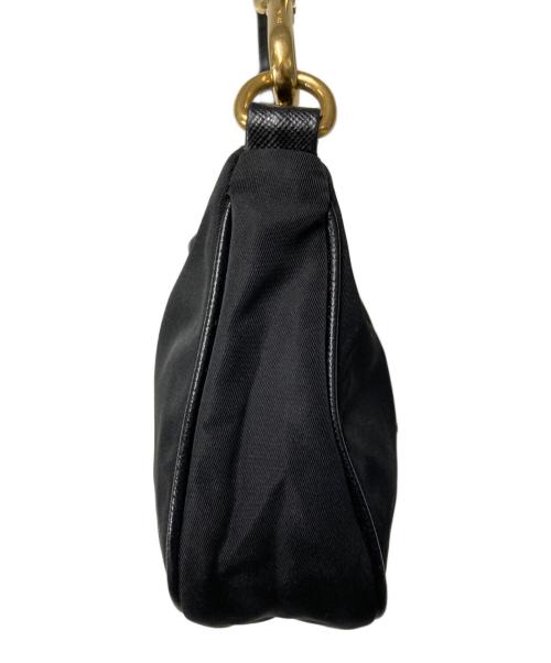 PRADA（プラダ）PRADA (プラダ) アクセサリーポーチ / ワンショルダーバッグ ブラックの古着・服飾アイテム
