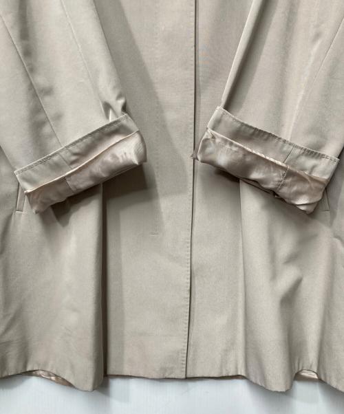 MaxMara（マックスマーラ）MaxMara (マックスマーラ) 比翼コート ベージュ サイズ:38の古着・服飾アイテム