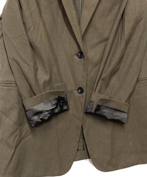 theory（セオリー）theory (セオリー) エコクランチウォッシュテーラードジャケット カーキ サイズ:2の古着・服飾アイテム