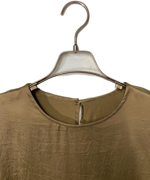 DOLCE & GABBANA（ドルチェ＆ガッバーナ）DOLCE & GABBANA (ドルチェ＆ガッバーナ) シルクカットソー ブラウン サイズ:40の古着・服飾アイテム