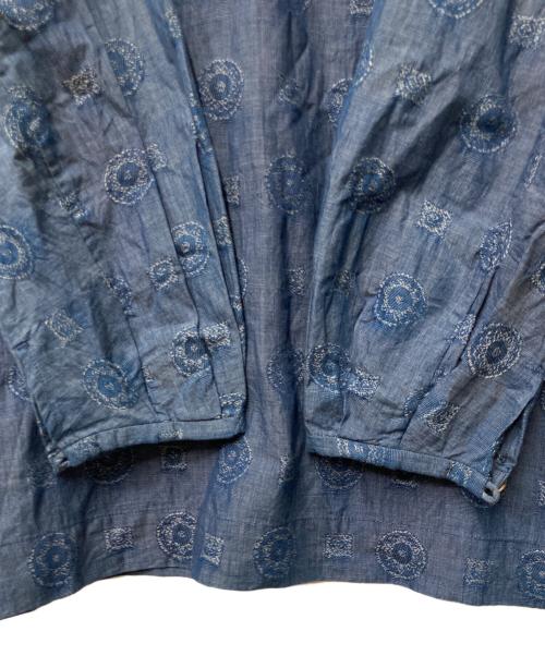 45rpm（45アールピーエム）45rpm (45アールピーエム) インディゴハケ目ブラウス ネイビー サイズ:2の古着・服飾アイテム