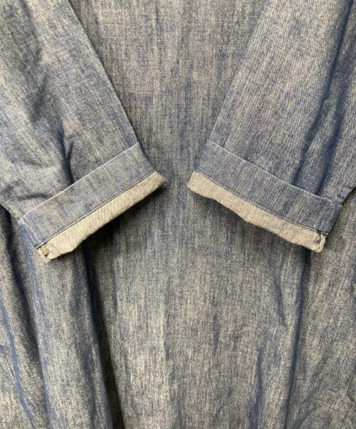 45rpm（45アールピーエム）45rpm (45アールピーエム) インディゴ染めワンピース インディゴの古着・服飾アイテム