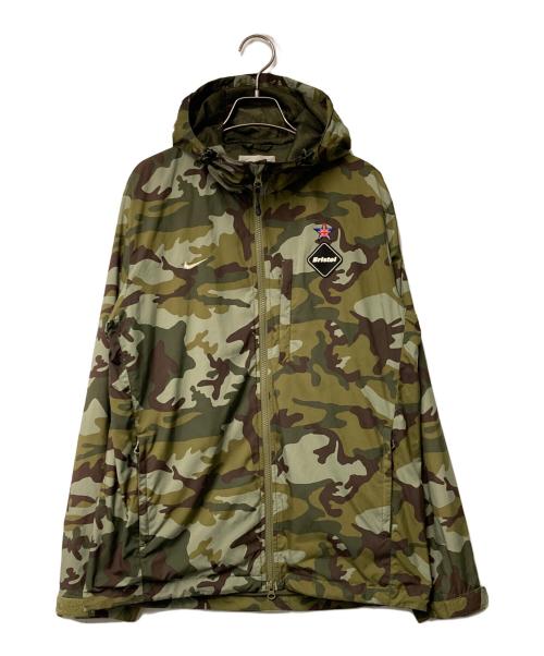 NIKE（ナイキ）NIKE (ナイキ) F.C.R.B. (エフシーレアルブリストル) カモプラクティスジャケット カーキ サイズ:Ｍの古着・服飾アイテム