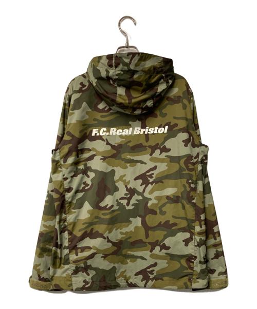 NIKE（ナイキ）NIKE (ナイキ) F.C.R.B. (エフシーレアルブリストル) カモプラクティスジャケット カーキ サイズ:Ｍの古着・服飾アイテム