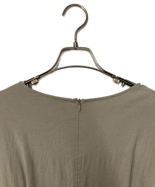 Spick and Span（スピック＆スパン）Spick and Span (スピック＆スパン) リネンレーヨンストレートワンピース ベージュ サイズ:36の古着・服飾アイテム
